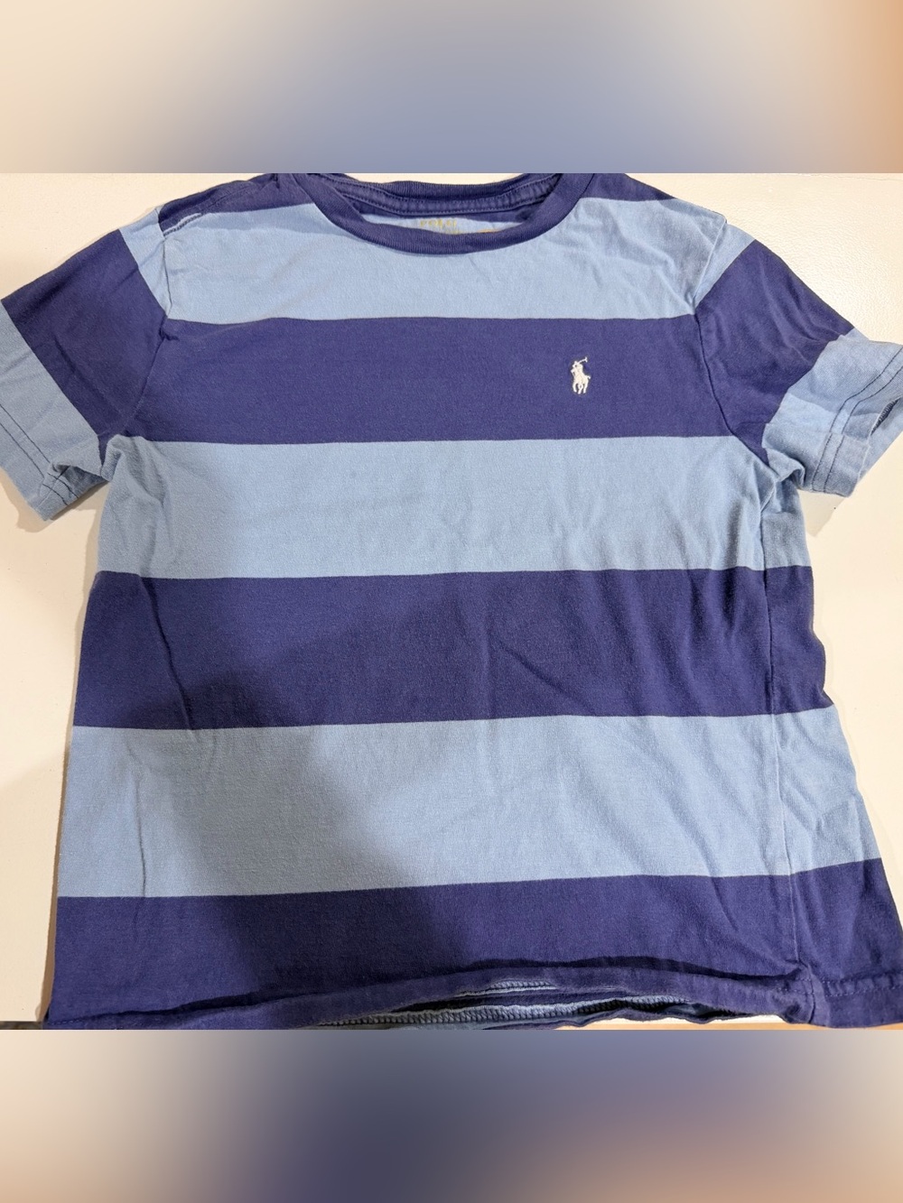 Polo by Ralph Lauren Blue & Navy Striped Short-Sleeve Tee